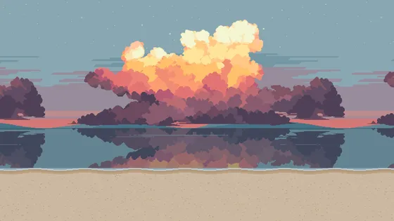 Guildlands · Backgrounds without characters · mar-atardecer-1920x1080.png