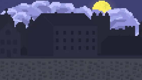Guildlands · Backgrounds without characters · pueblo-de-piedra-noche-1920x1080.png