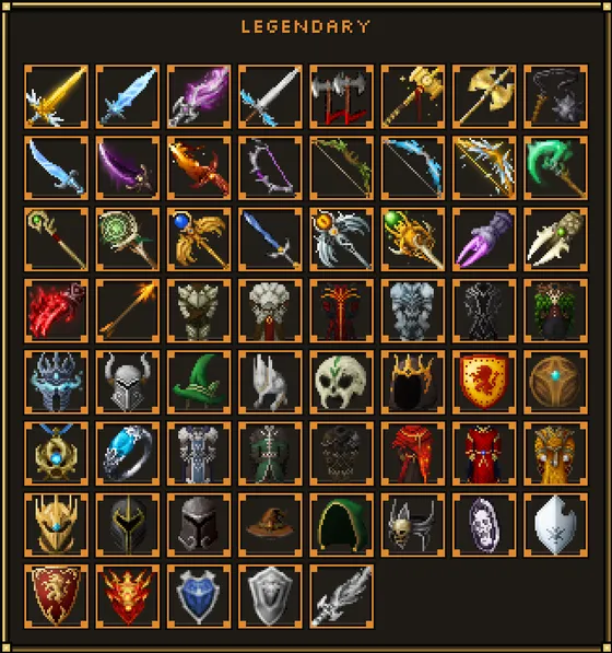 Guildlands · By rarity · rareza-5-legendary-en.png