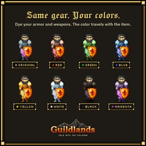 Guildlands · Post 1080×1080 · p1-tintes-en.png